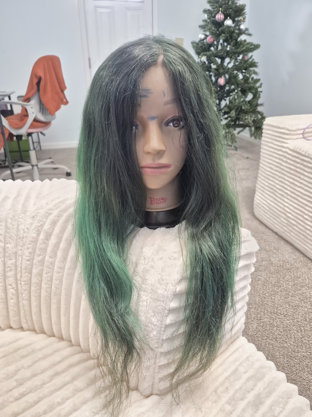 Custom Colored 26" Human Hair 13x4 Lace Frontal Bodywave Wig
